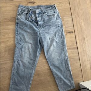 American Eagle Outfitters Light Blue Straight Leg Jeans